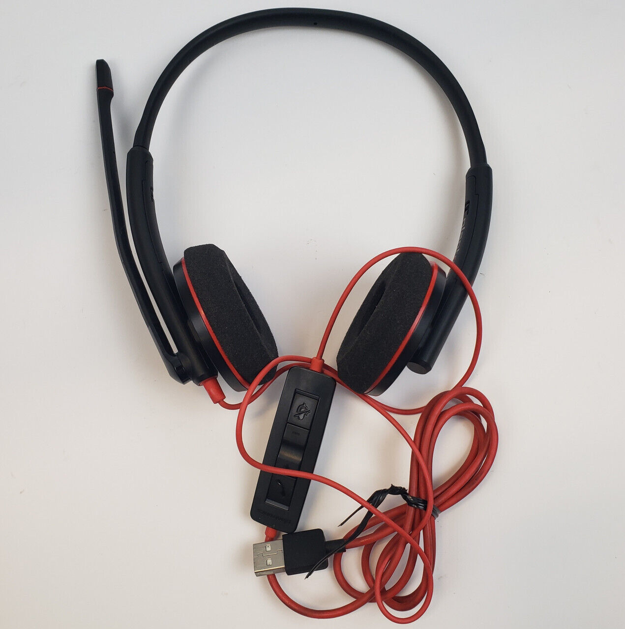 Poly Redwire C3220 Wired USB-A Headset w/ Case | Grade A - ShopComprenew