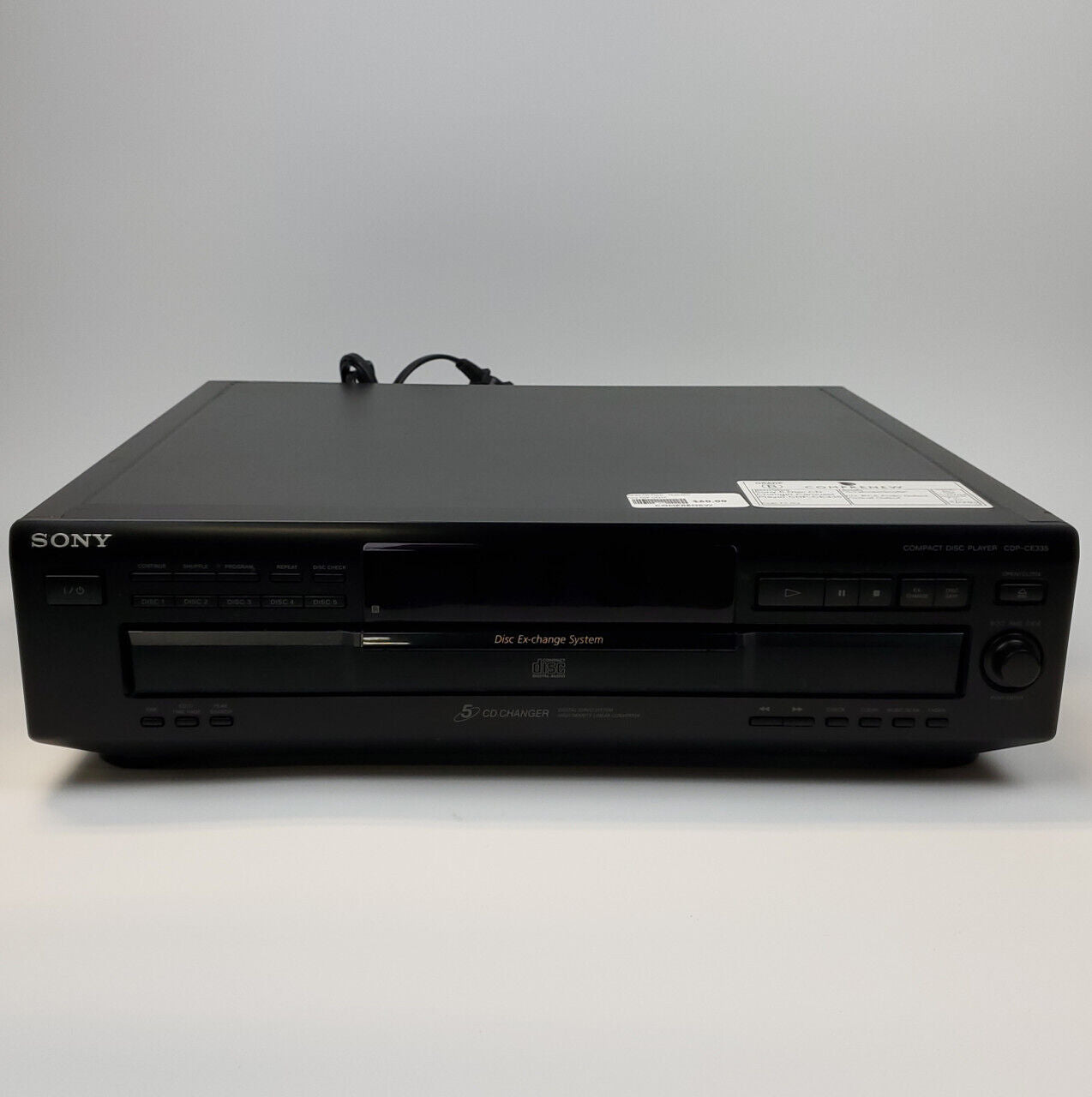 Sony CDP-CE335 5-Disc CD Changer Carousel Player | Grade B