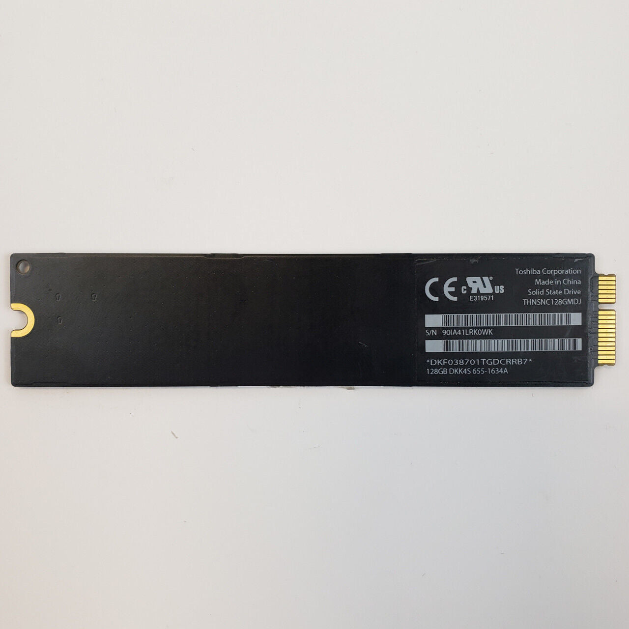 Toshiba THNSNC128GMDJ 128GB M.2 NVMe SSD | Grade A - ShopComprenew