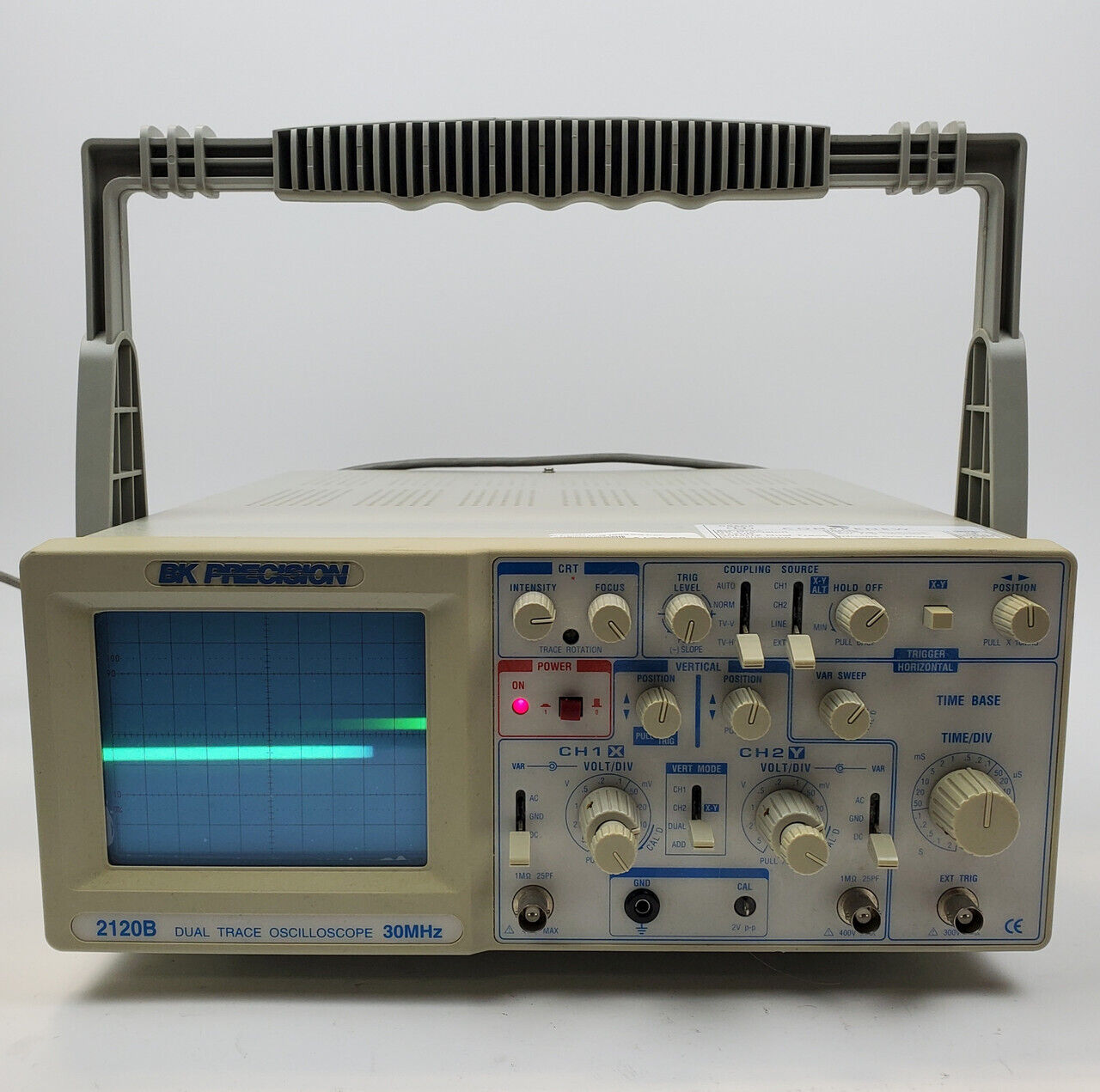 BK Precision 2120B 30MHz Dual Trace Oscilloscope | Grade D - ShopComprenew