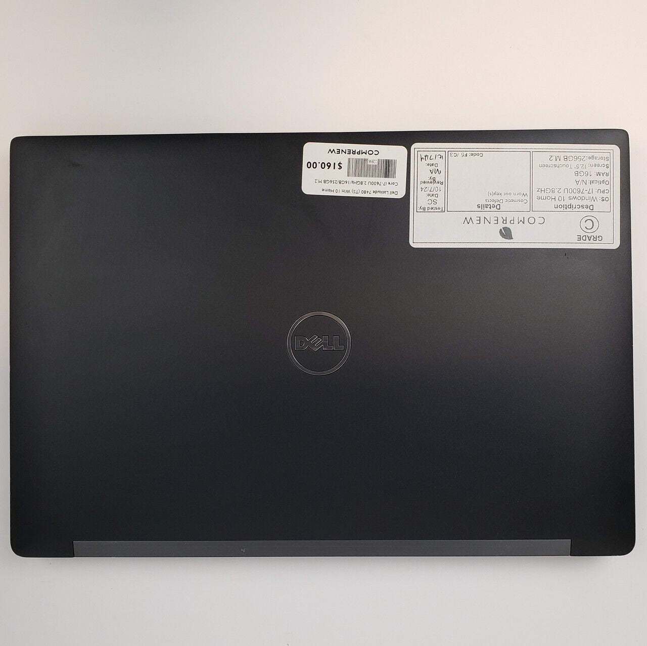 Dell Latitude 7480 Win 10 Home i7-7600U 16GB RAM 256GB M.2 | Grade C - ShopComprenew