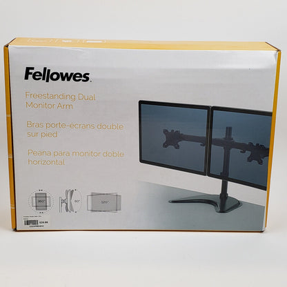 Fellowes Freestanding Dual Monitor Arm | Grade A