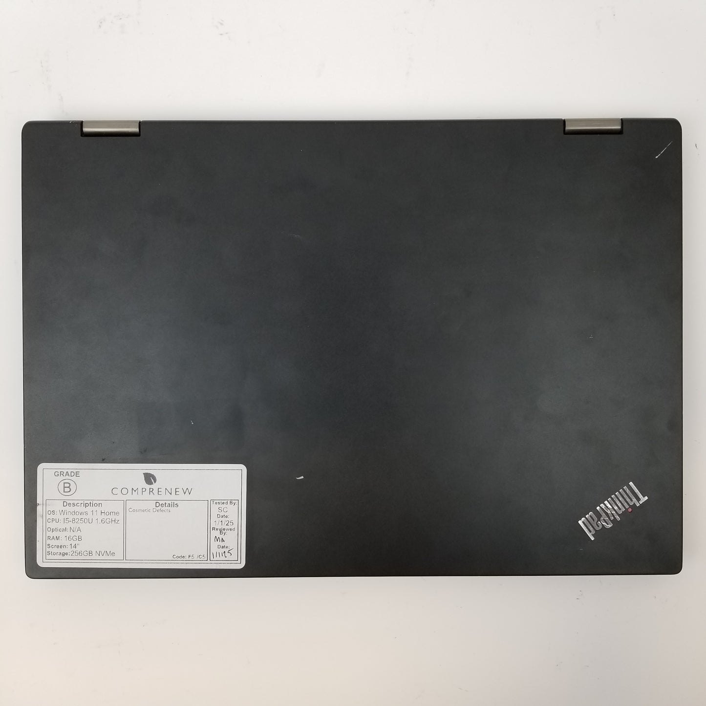 Lenovo Thinkpad Yoga L380 i5-8250U 16GB RAM 256GB NVMe | Grade B