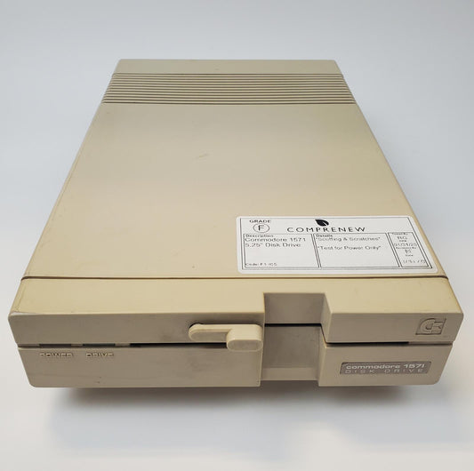 Commodore 1571 5.25" Disk Drive | Grade F