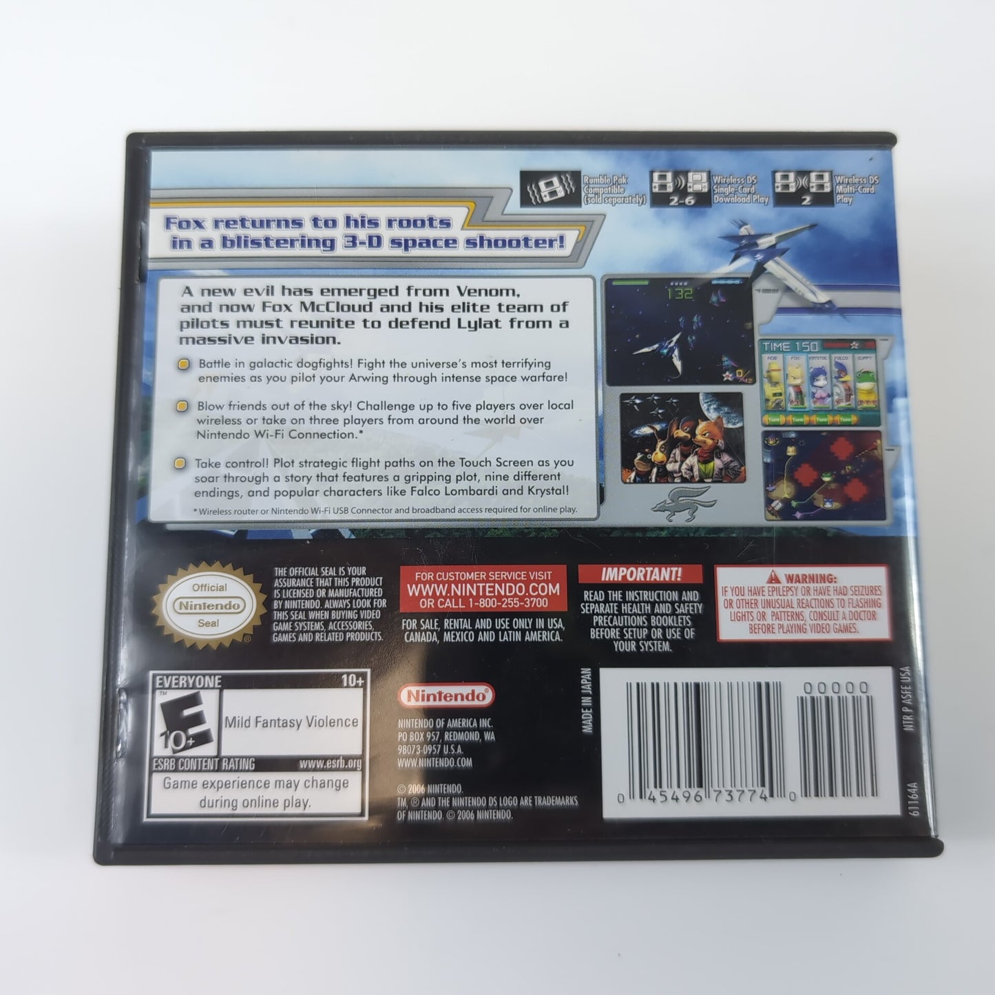 Nintendo DS Game - Starfox Command | Grade B