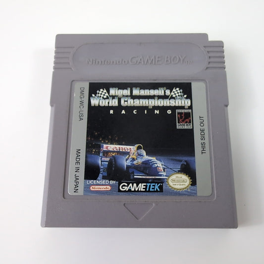 Nintendo Game Boy Game - Nigel Mansell's World Championship Racing | Grade B