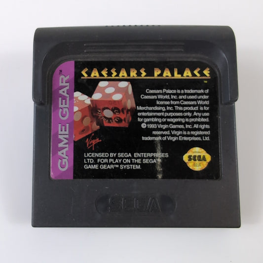 Sega Game Gear Game - Caesar's Palace | Grade B