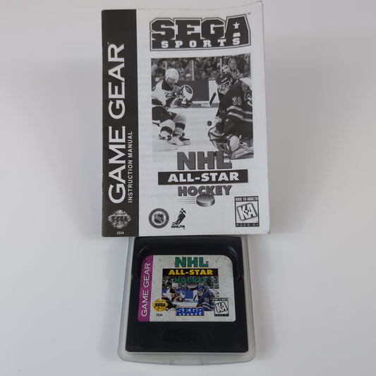 Sega Game Gear Game - NHL All-Star Hockey | Grade B