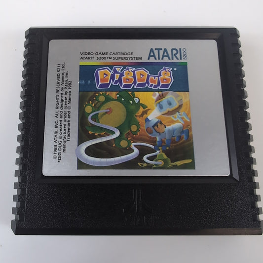 Atari 5200 Game - DigDug | Grade B