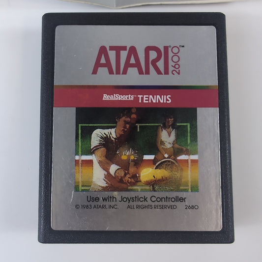 Atari 2600 Game - RealSports Tennis | Grade A