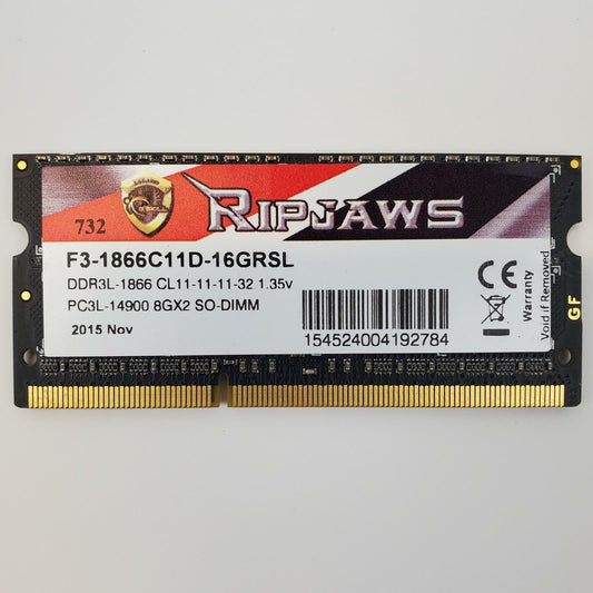 Assorted 8GB PC3L-1866 14900 SODIMM DDR3 RAM | Grade A