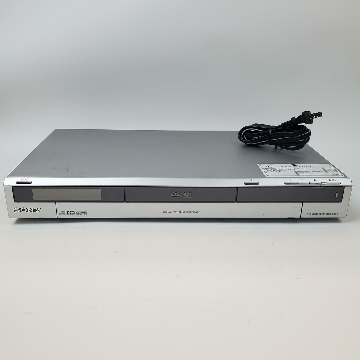 Sony RDR-GX315 DVD Recorder w/ Remote | Grade D