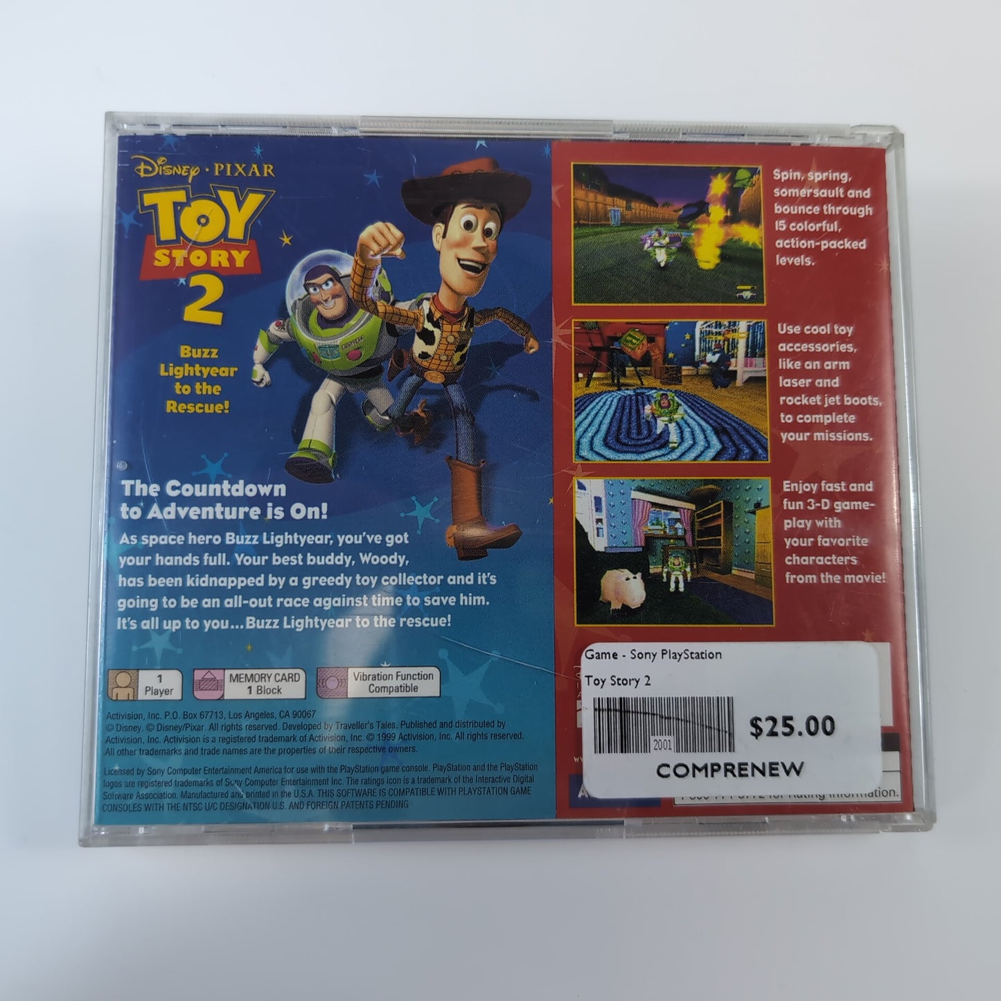 Sony PlayStation Game - Toy Story 2 | Grade B