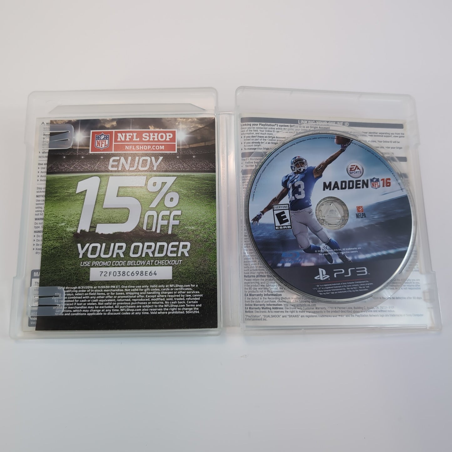 Sony PlayStation 3 Game - Madden 16 | Grade B