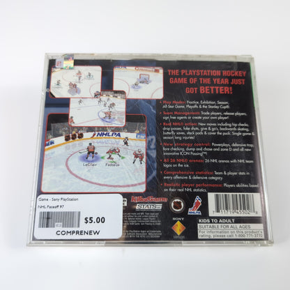 Sony PlayStation Game - NHL Faceoff 97 | Grade B