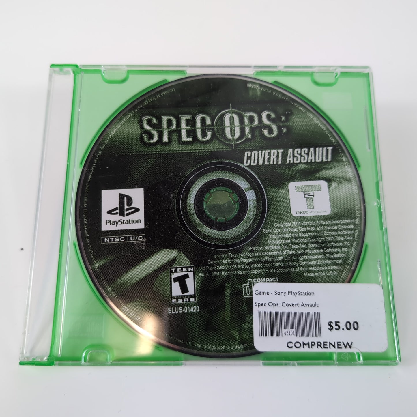 Sony PlayStation Game - Spec Ops: Covert Assault | Grade B