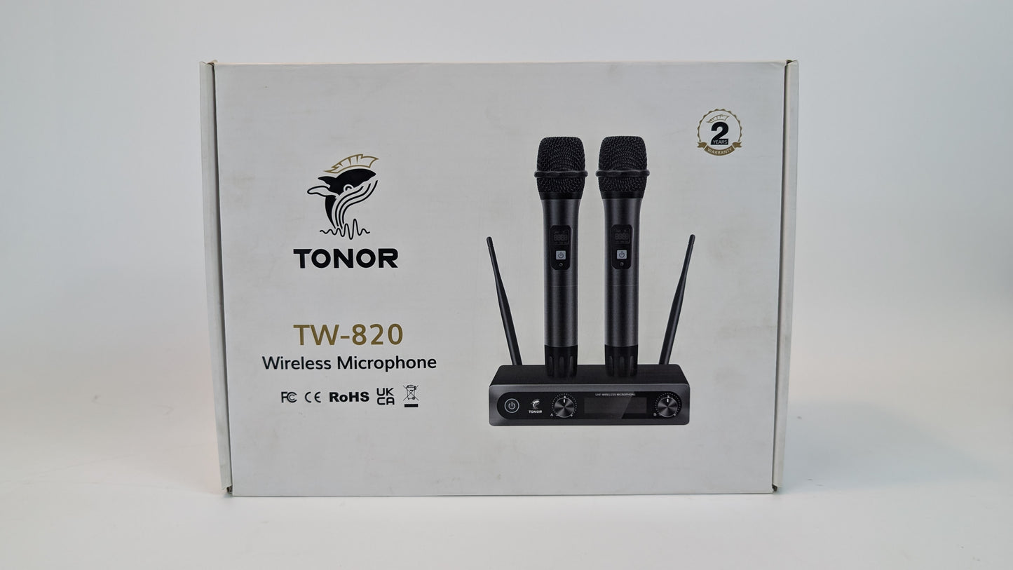 Tonor Wireless Microphone/Receiver Set TW-829 | Grade A