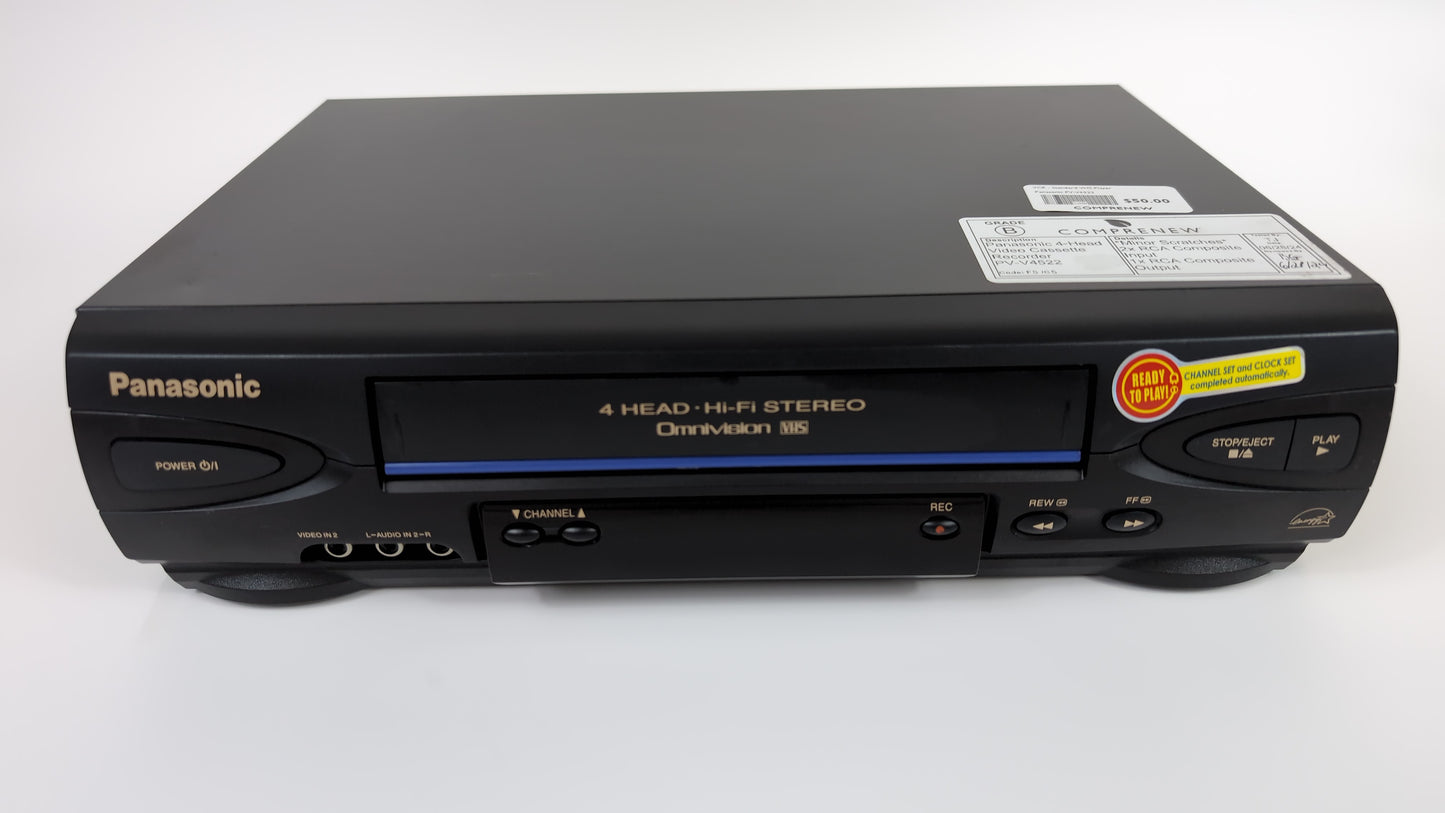 Panasonic 4-Head Video Cassette Recorder PV-V4522 | Grade B