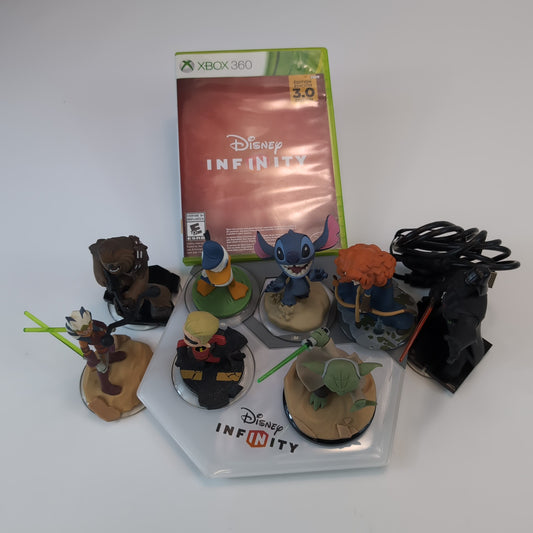 Microsoft Xbox 360 Game Bundle - Disney Infinity 3.0 w/ Base & 8 Figures | Grade B