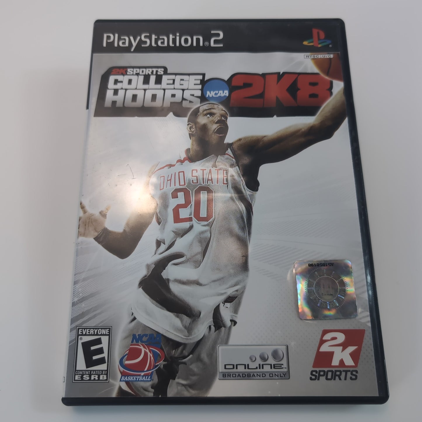 Sony PlayStation 2 Game - 2K Sports NCAA College Hoops 2K8 | Grade B